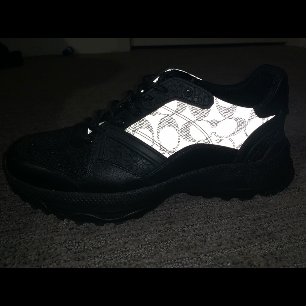 COACH Black Reflective Shoes